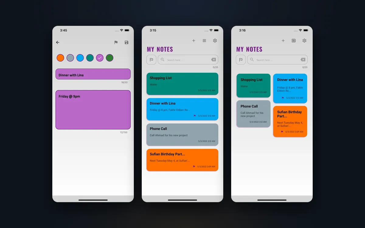 Color Notes