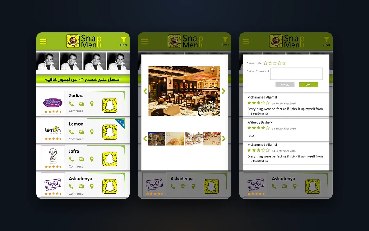 Snap Menu